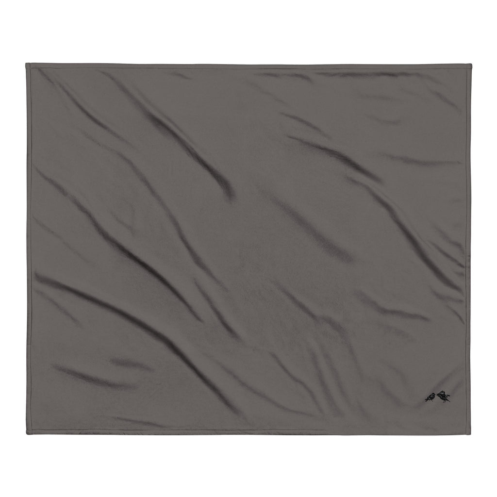 Embroidered Sherpa Blanket