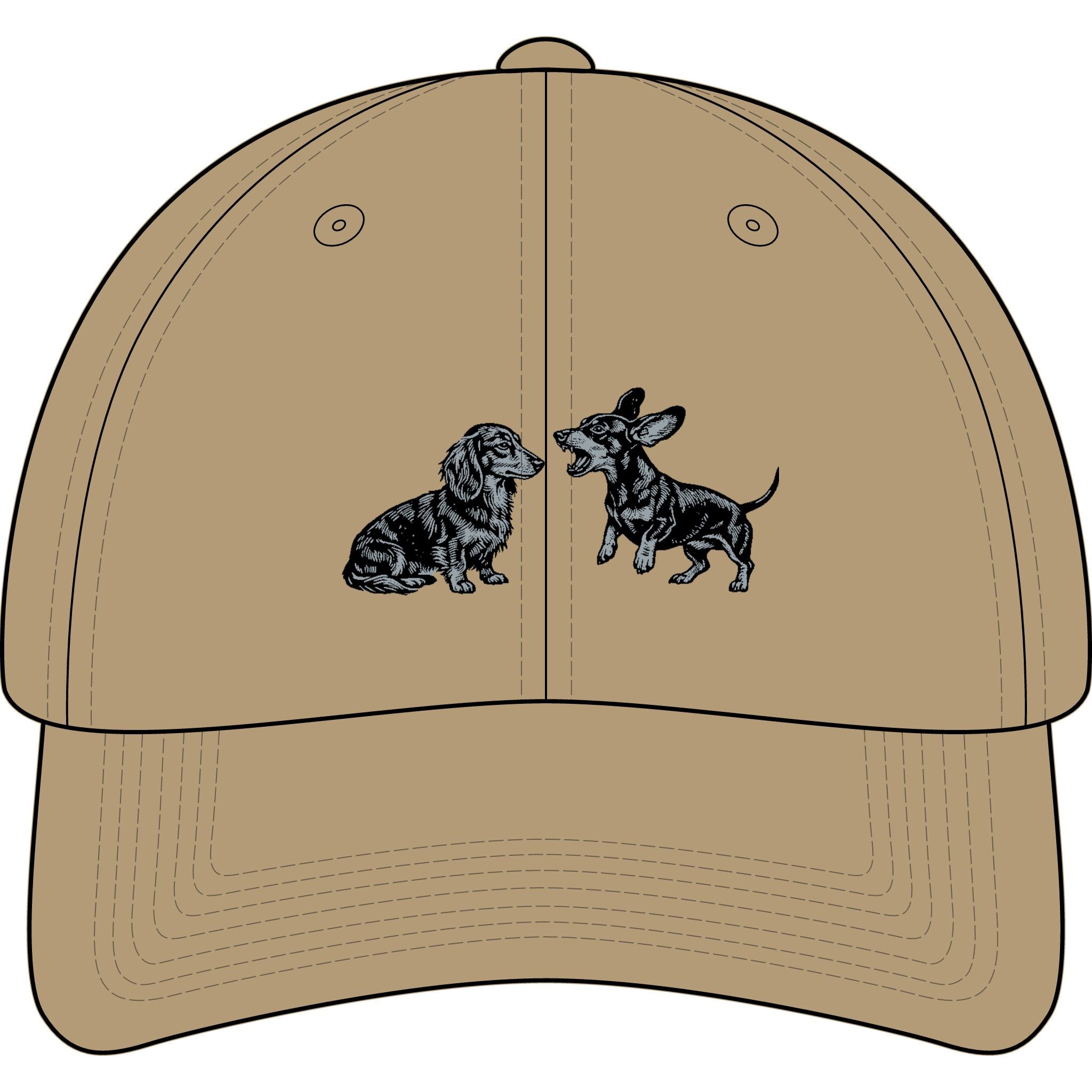 Bickering Dachshund Cap