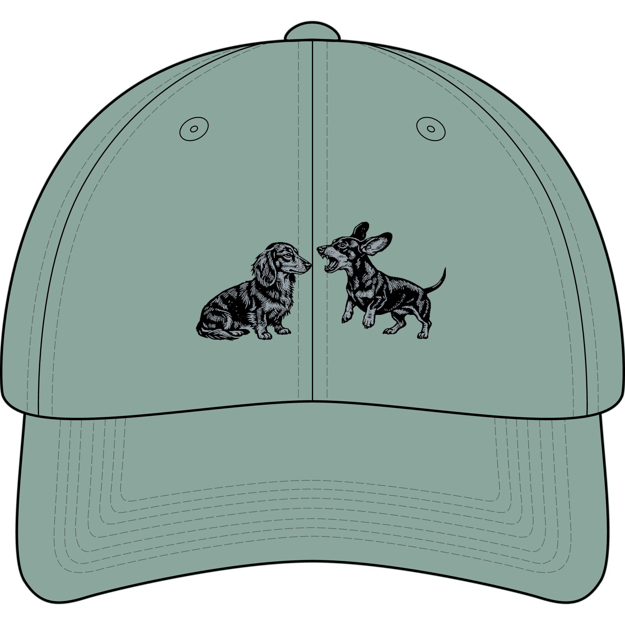 Bickering Dachshund Cap