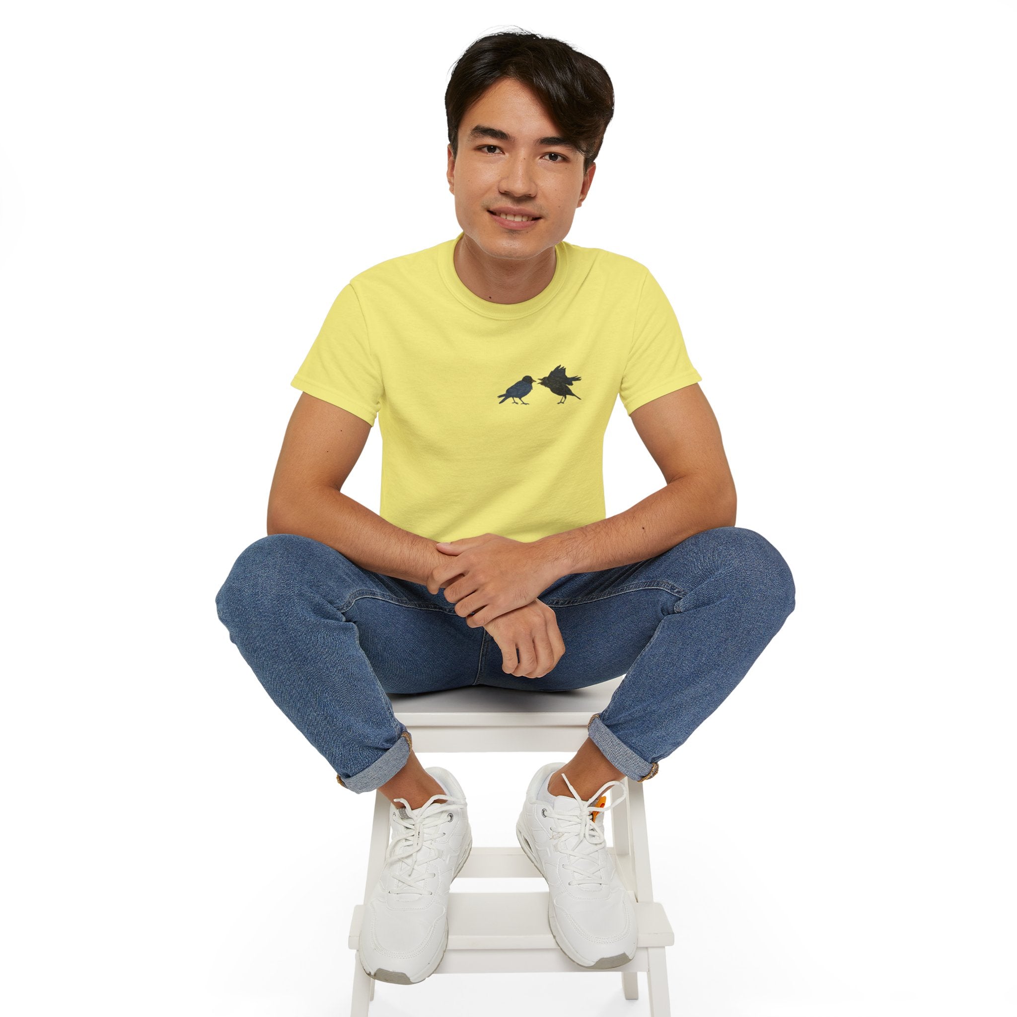 Bickering Birds Colorized T-Shirt