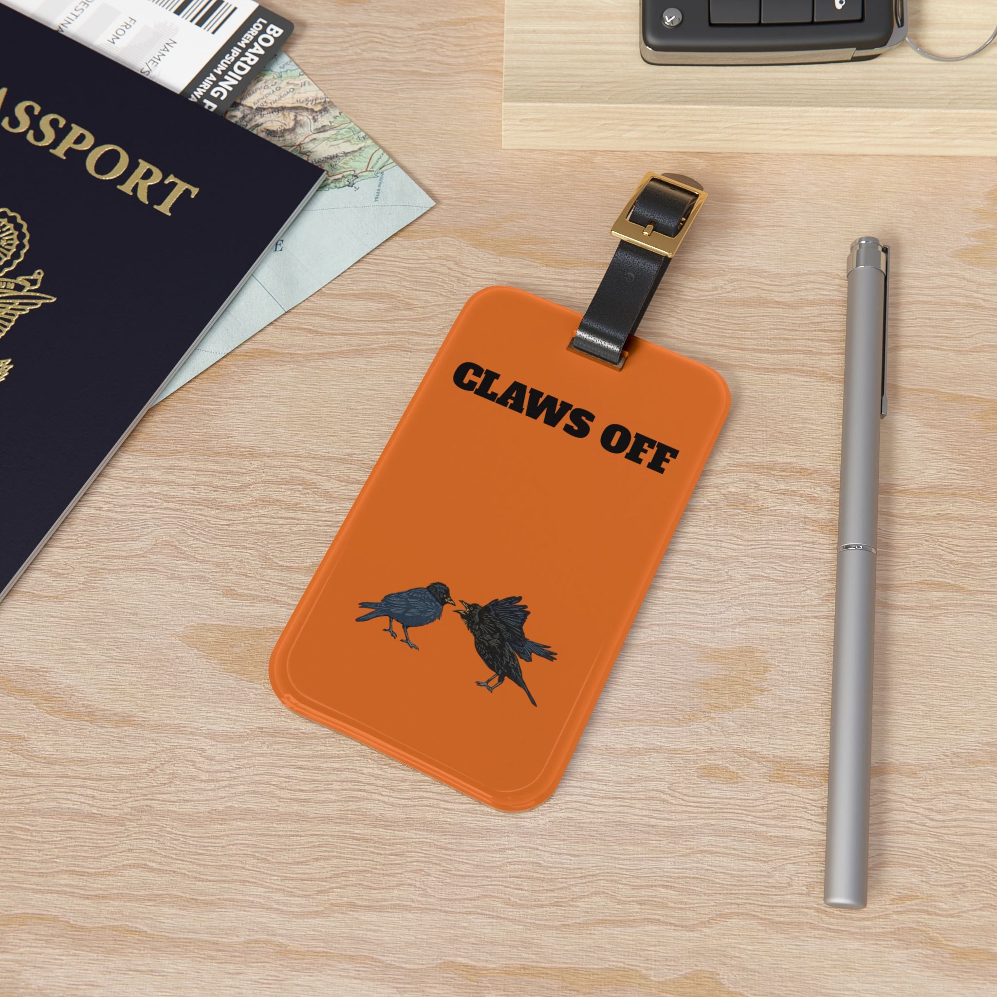 Bickering Birds Luggage Tag