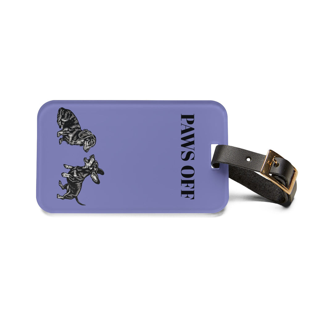 Paws Off Luggage Tag — Funny Dog Travel ID Tag