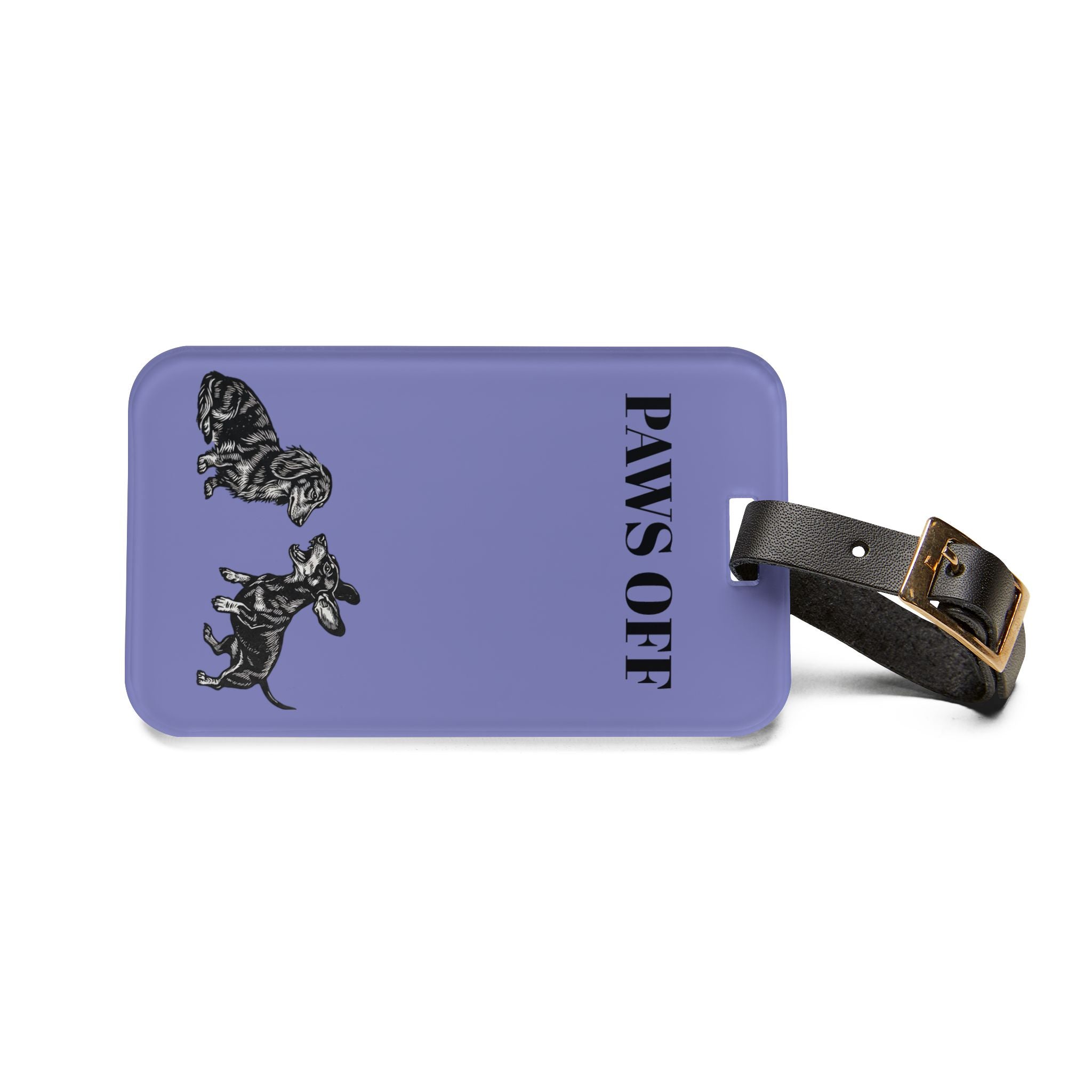 Paws Off Luggage Tag — Funny Dog Travel ID Tag