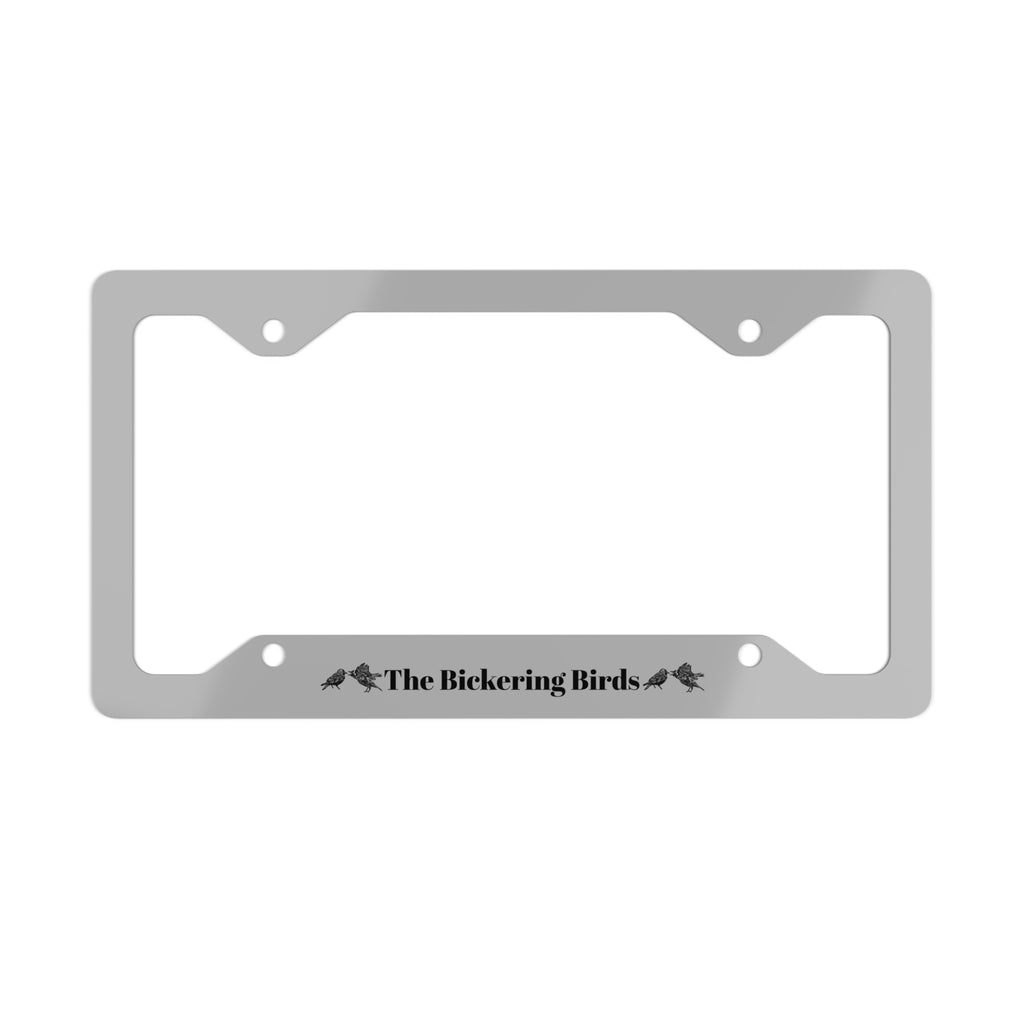 The Bickering Birds Stainless Steel Decorative Plate Frame