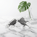 Bickering Birds Cutout Statue