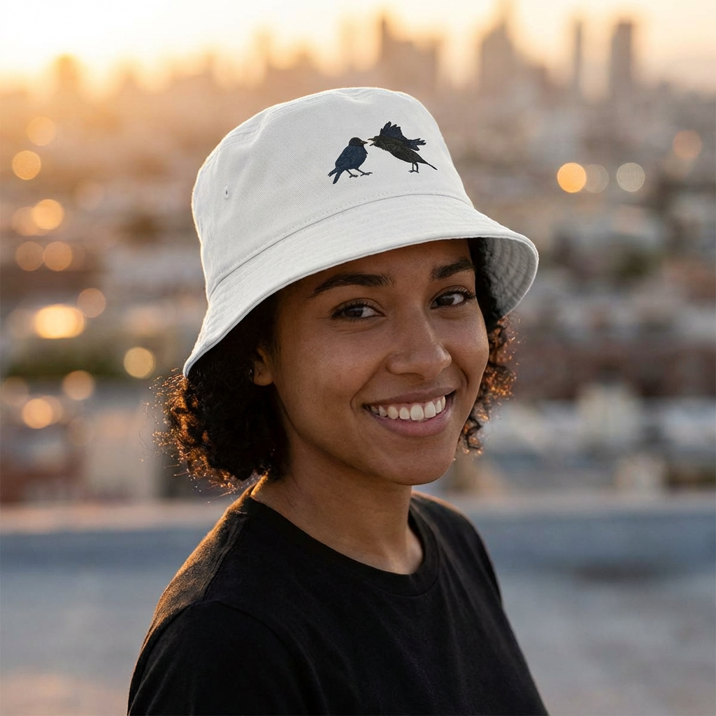 Bickering Birds Bucket Hat