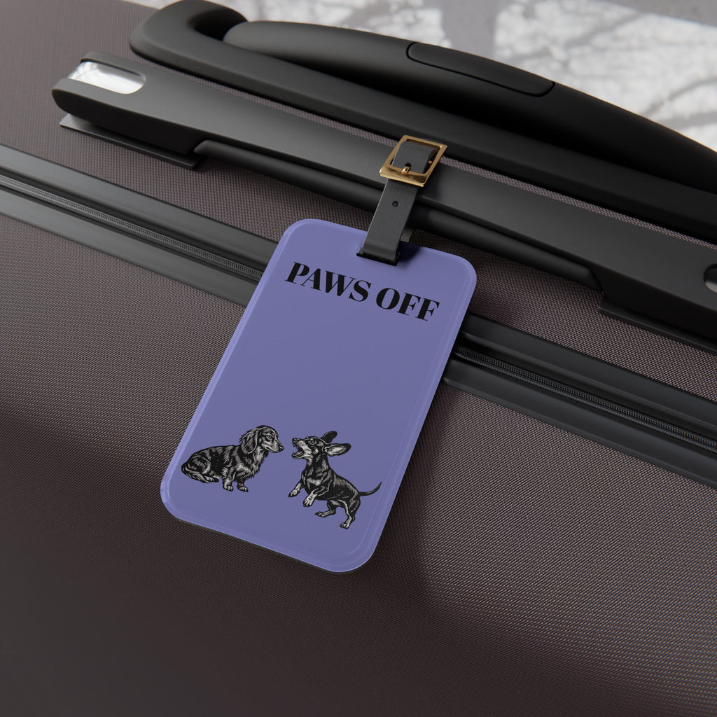 Paws Off Luggage Tag — Funny Dog Travel ID Tag