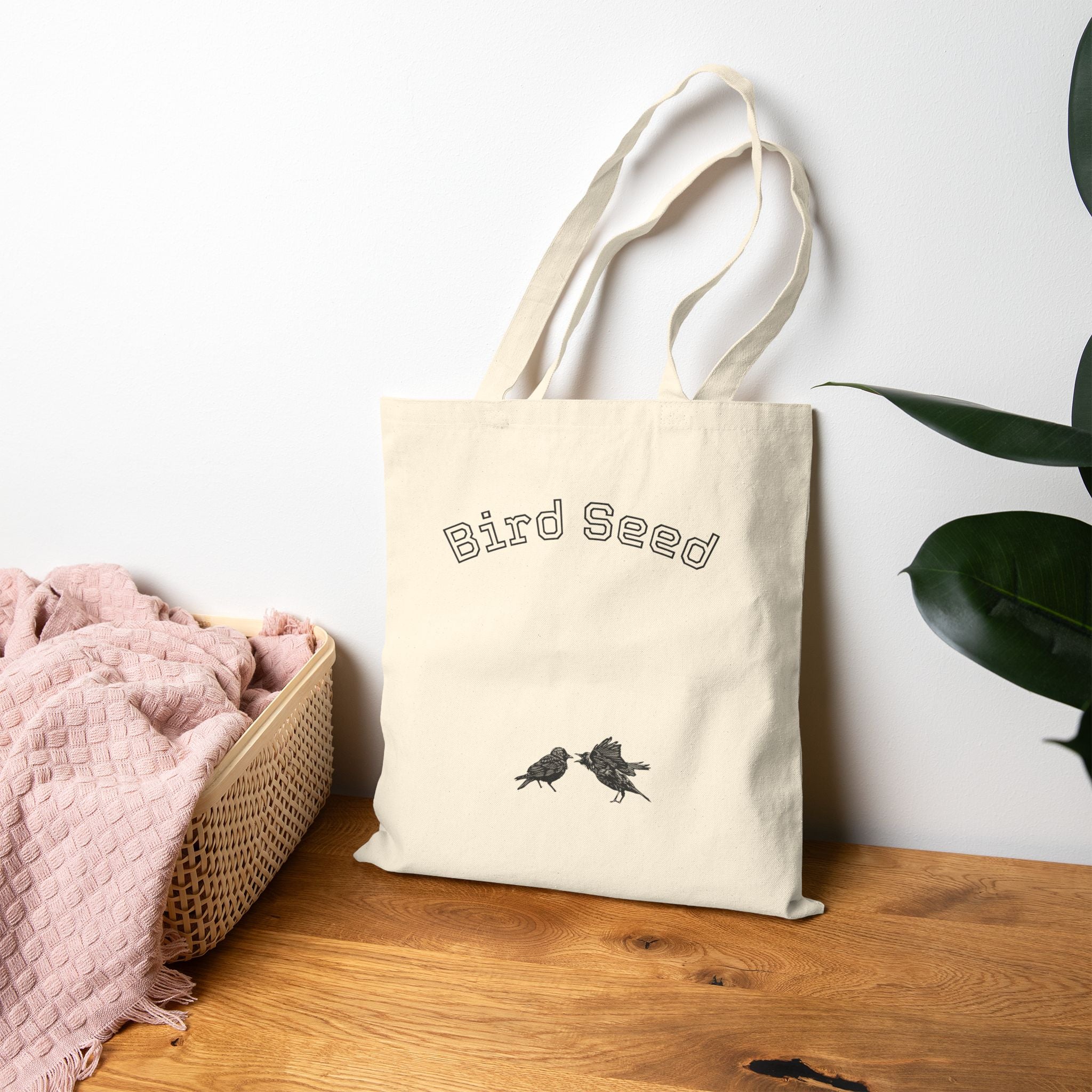 Bickering Birds Tote Bag