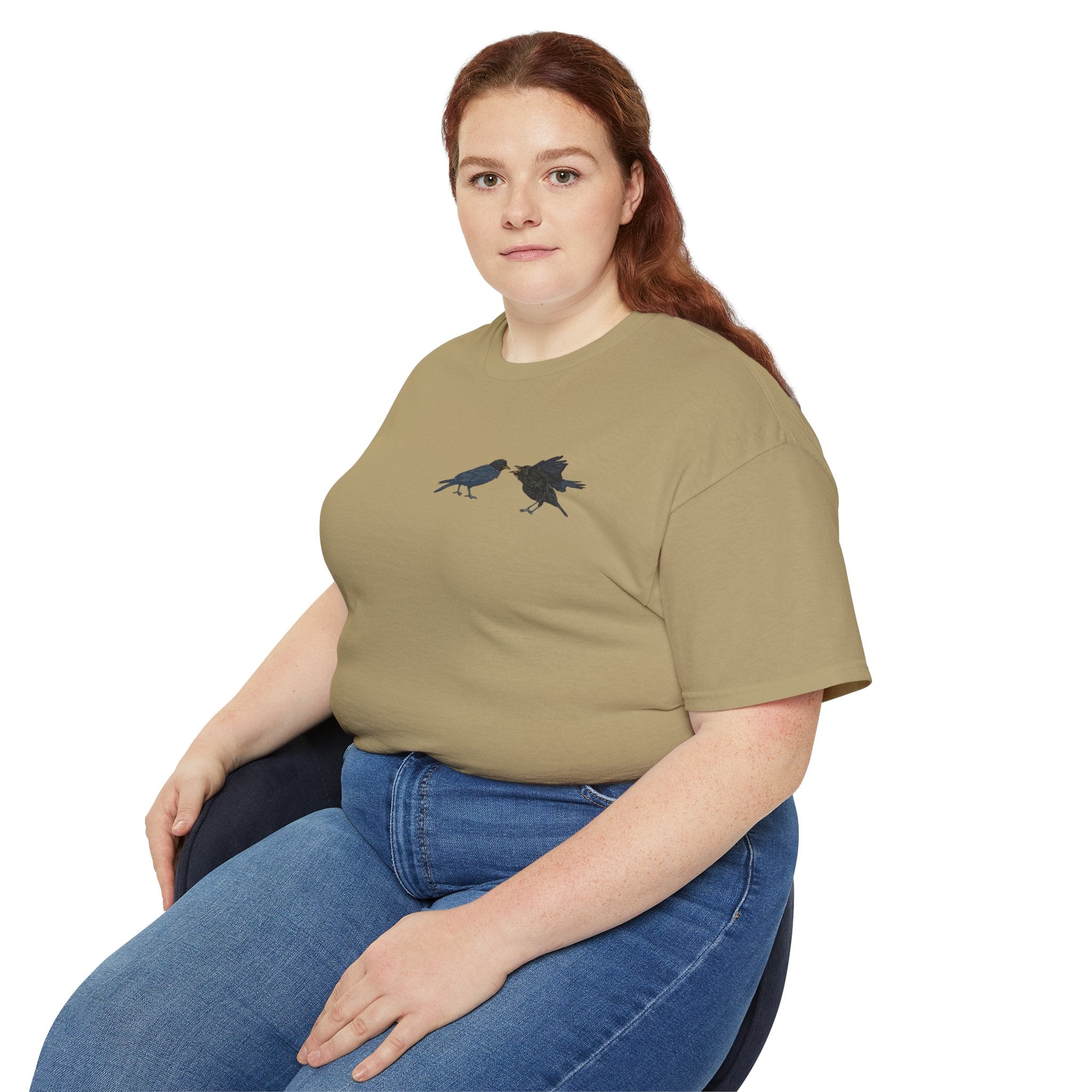 Bickering Birds Colorized T-Shirt