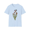 Cactus Bloom Tee with Bickering Birds