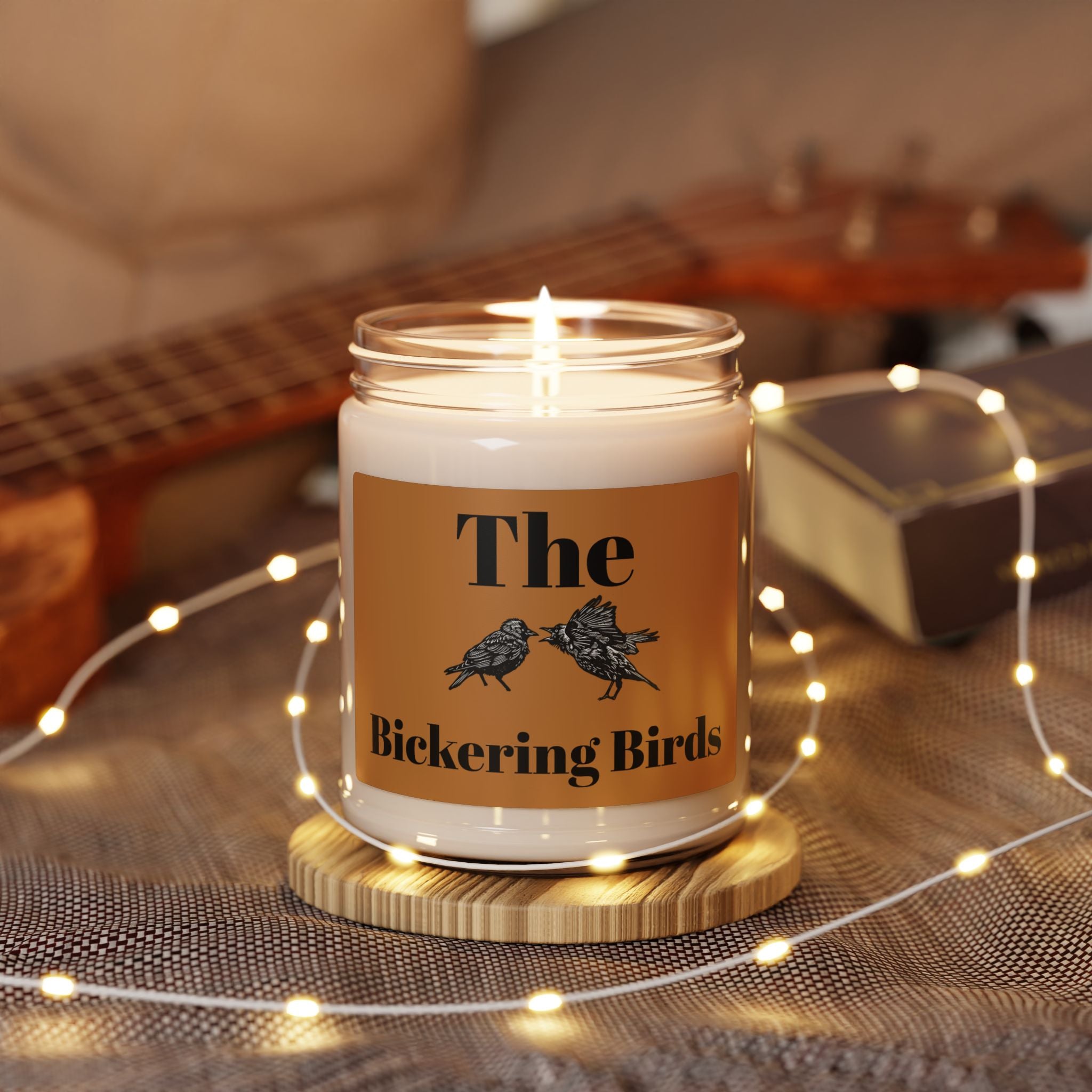 Bickering Birds Soy Candle — 9oz Scented Jar