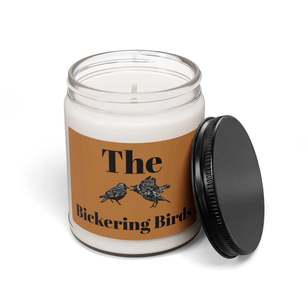 Bickering Birds Soy Candle — 9oz Scented Jar