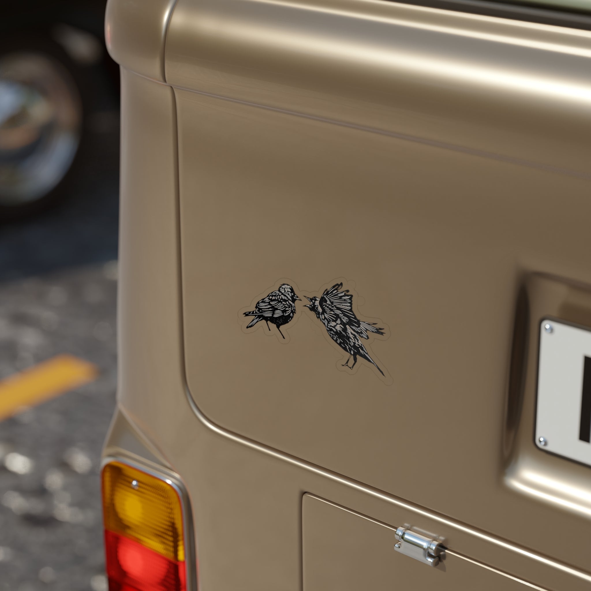 Bickering Birds Vinyl Die-Cut Stickers